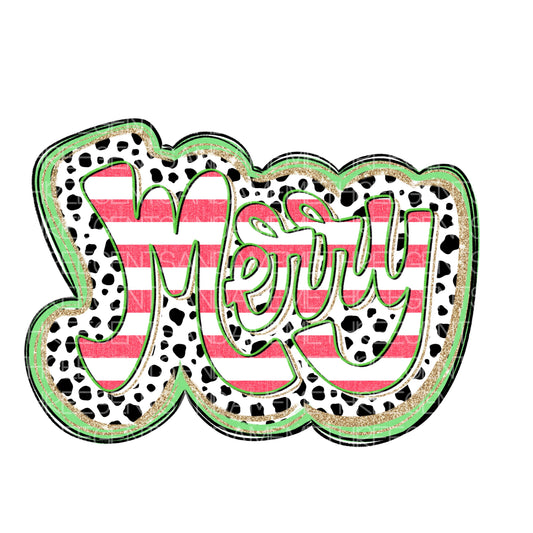 MERRY STRIPES PNG DESIGN