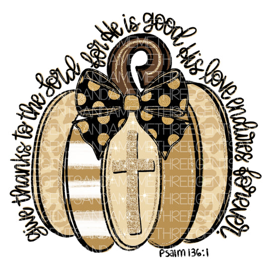 GIVE THANKS TO THE LORD PNG DESIGN