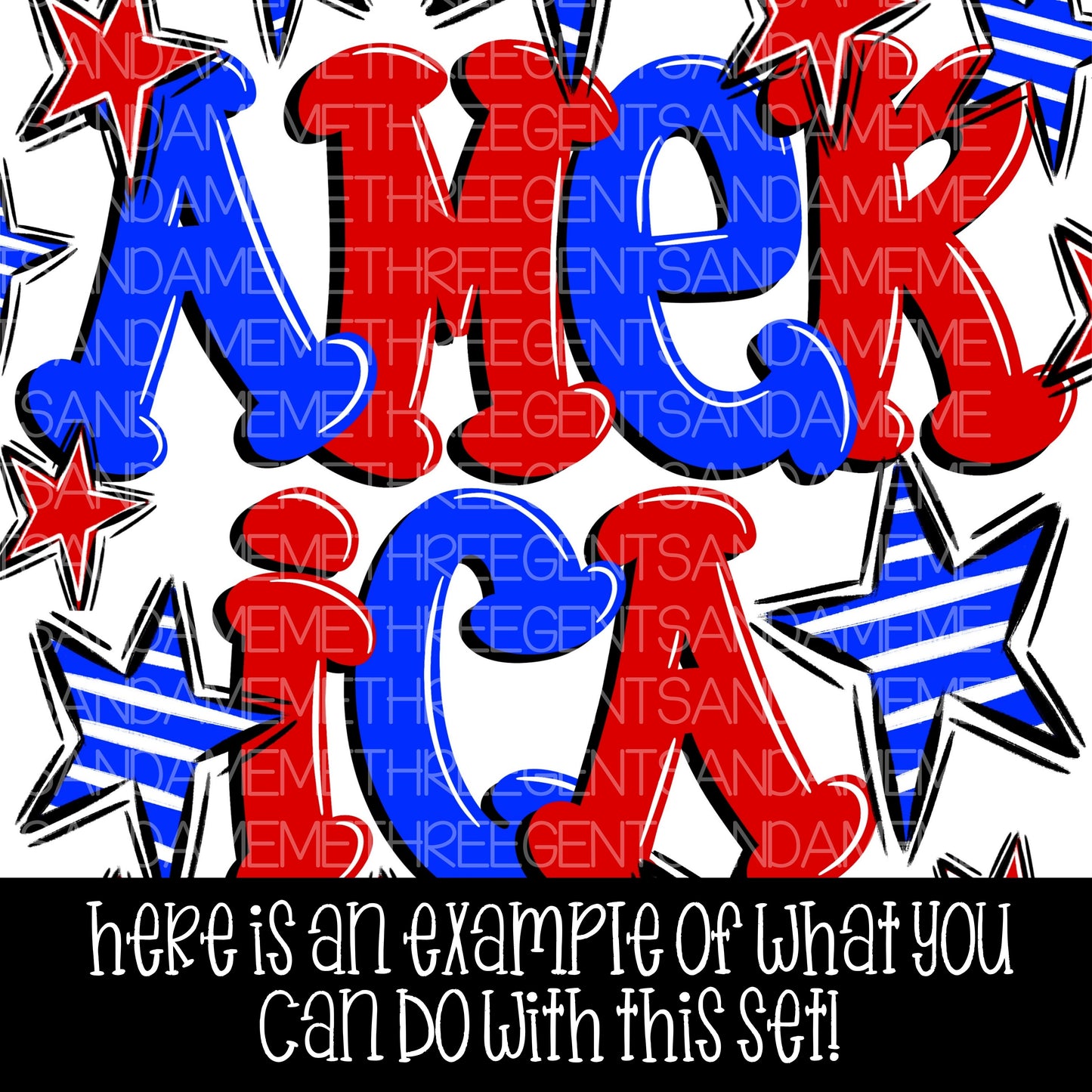 AMERICA OUTLINE AND FILL LAYERS