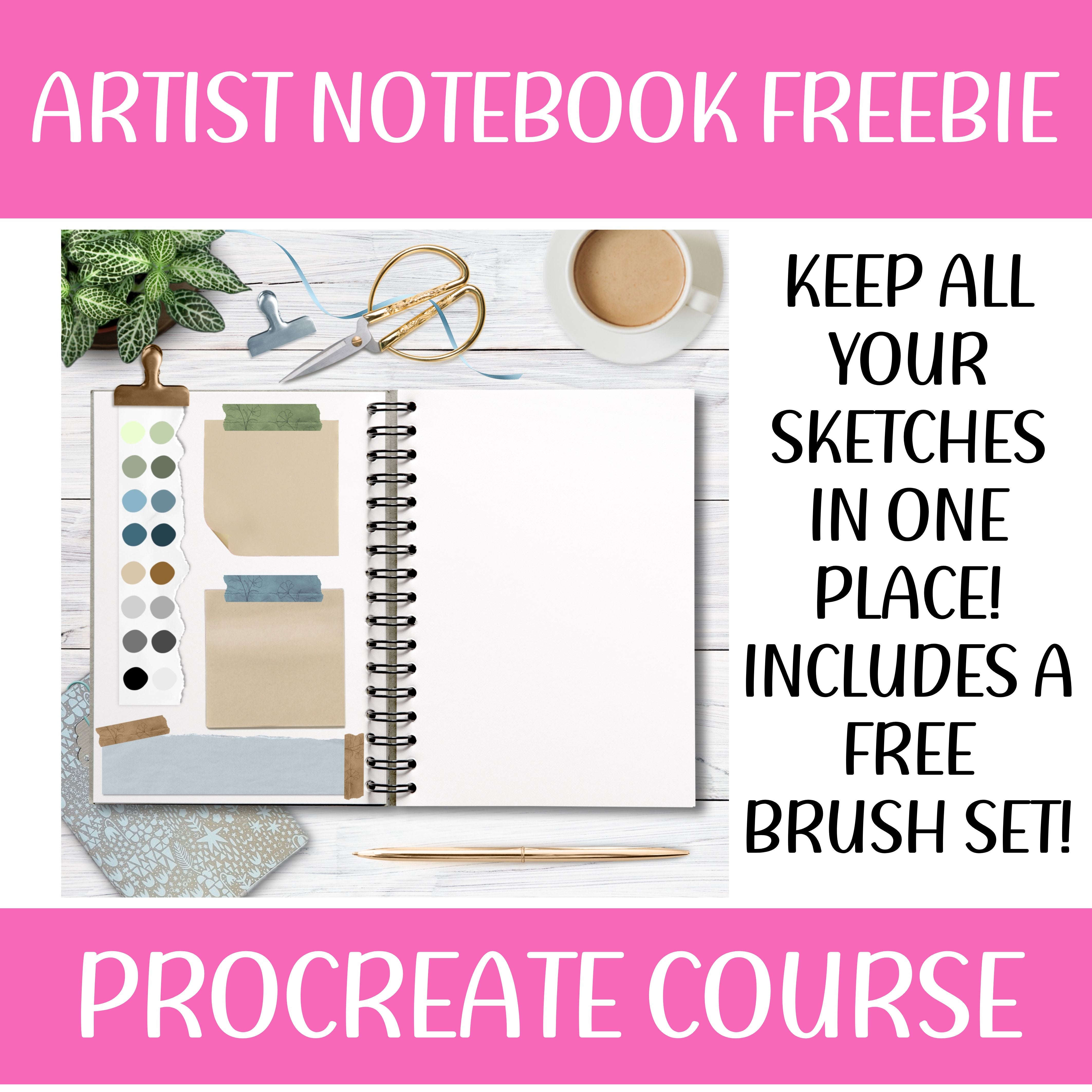 ARTIST NOTEBOOK FOR PROCREATE – threegentsandameme