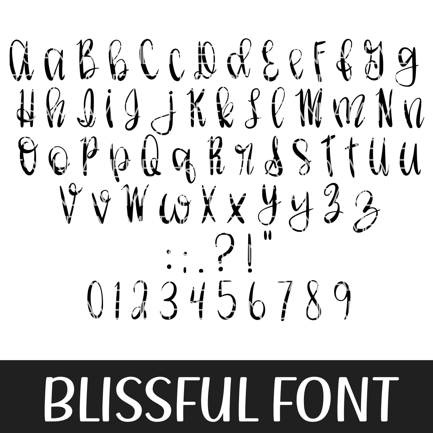 BLISSFUL FONT