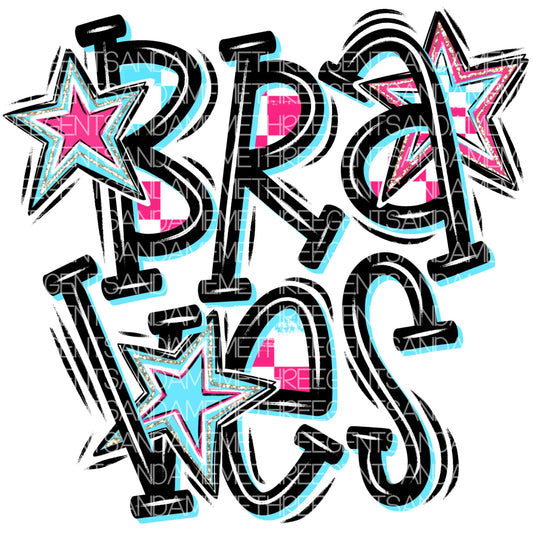 BRAVES WITH STARS PNG COMPLETED DESIGN