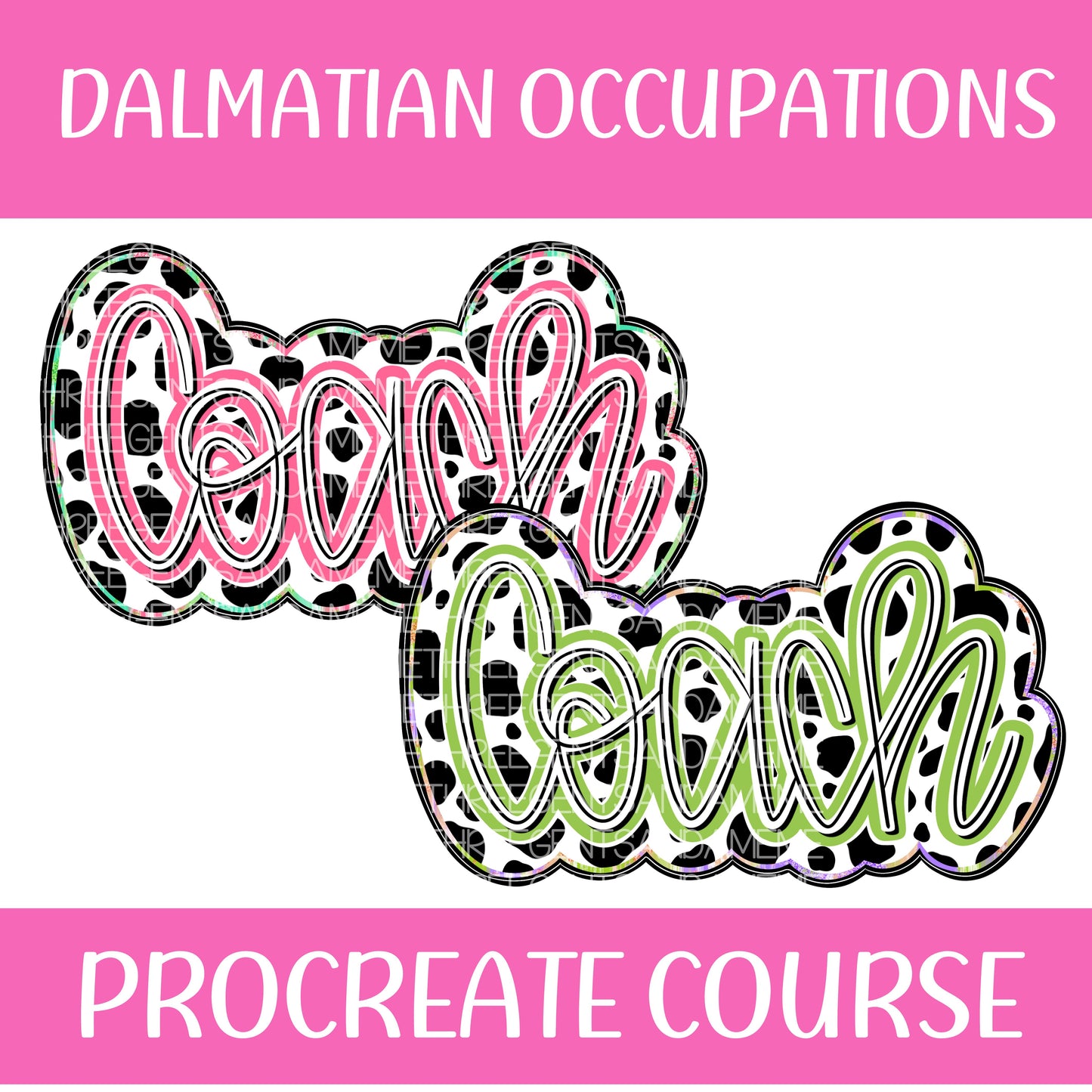 DALMATIAN OCCUPATIONS PROCREATE COURSE