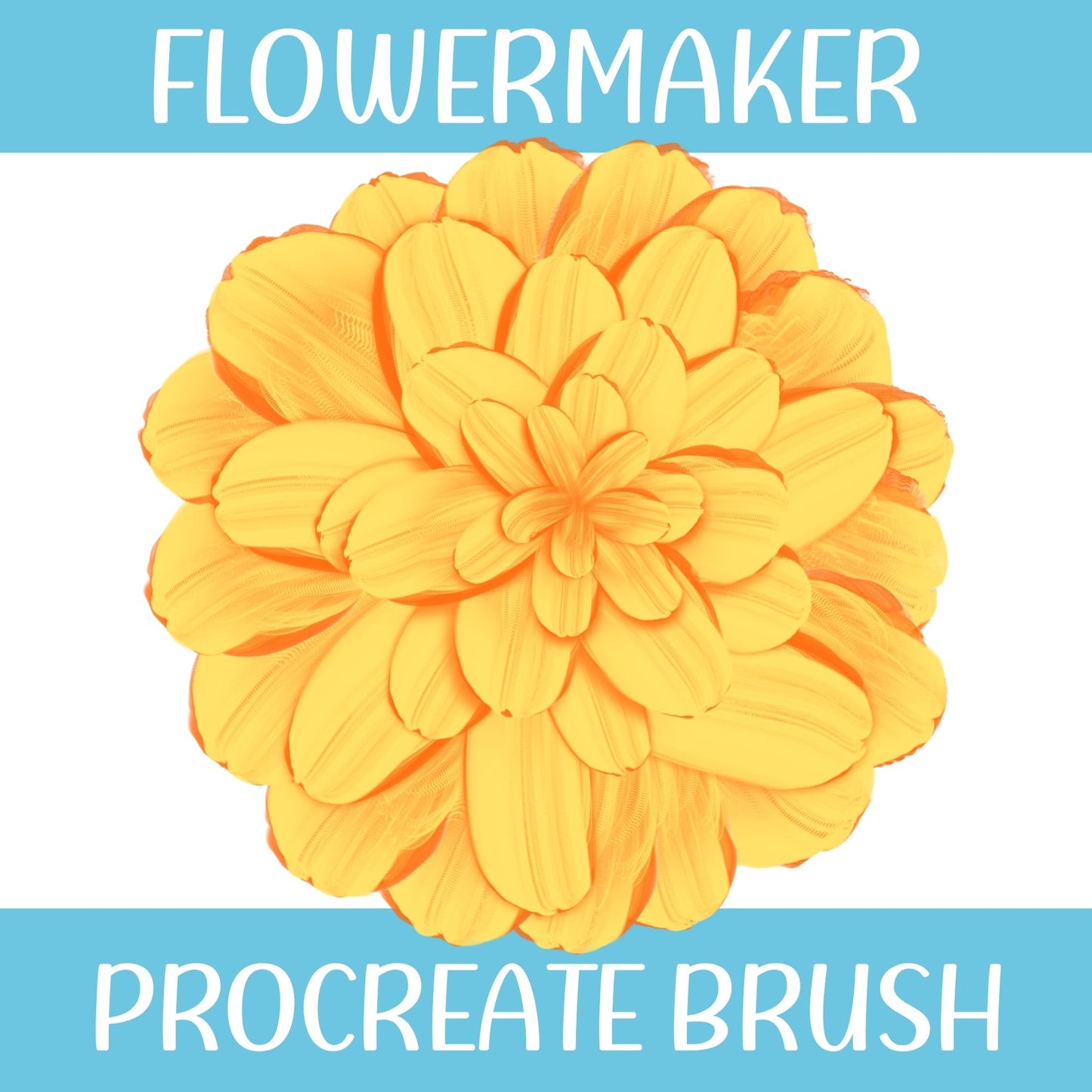 FLOWER MAKER PROCREATE BRUSH
