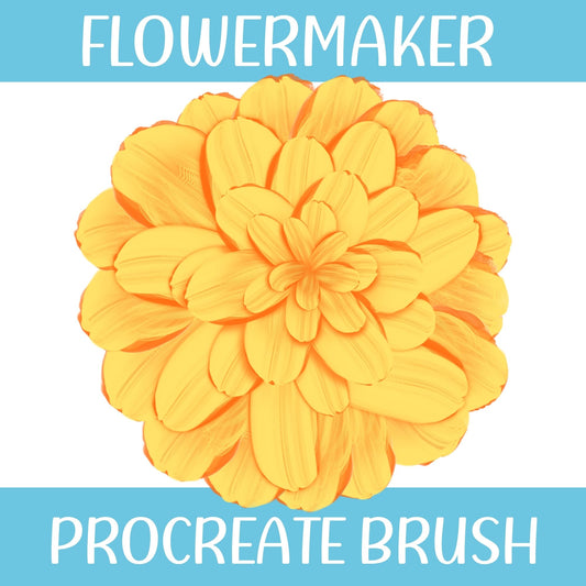 FLOWER MAKER PROCREATE BRUSH