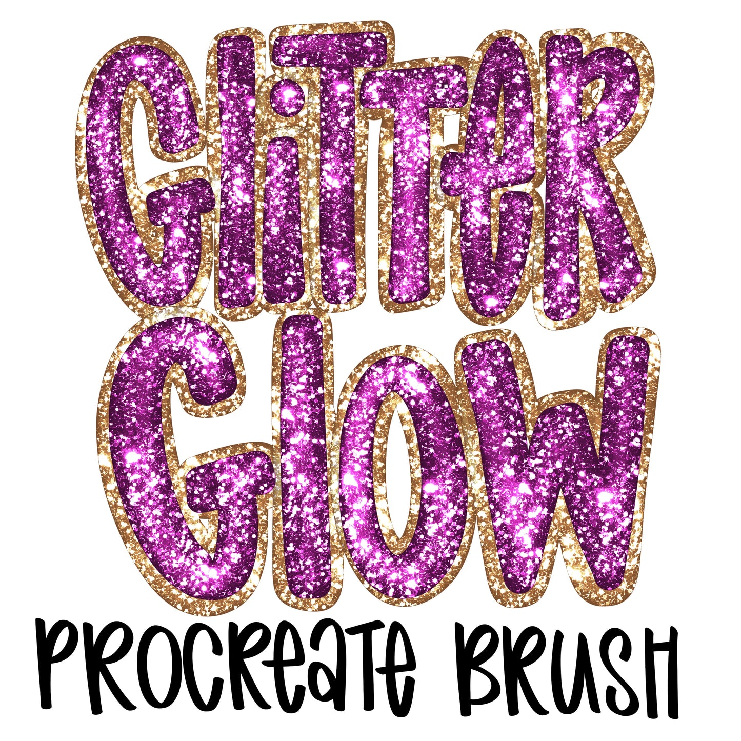 HELLO SPARKLE PROCREATE BRUSH SET