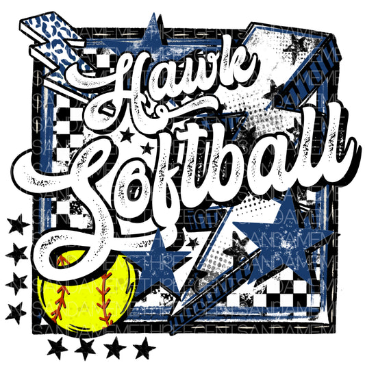 CUSTOM SOFTBALL PNG DESIGN