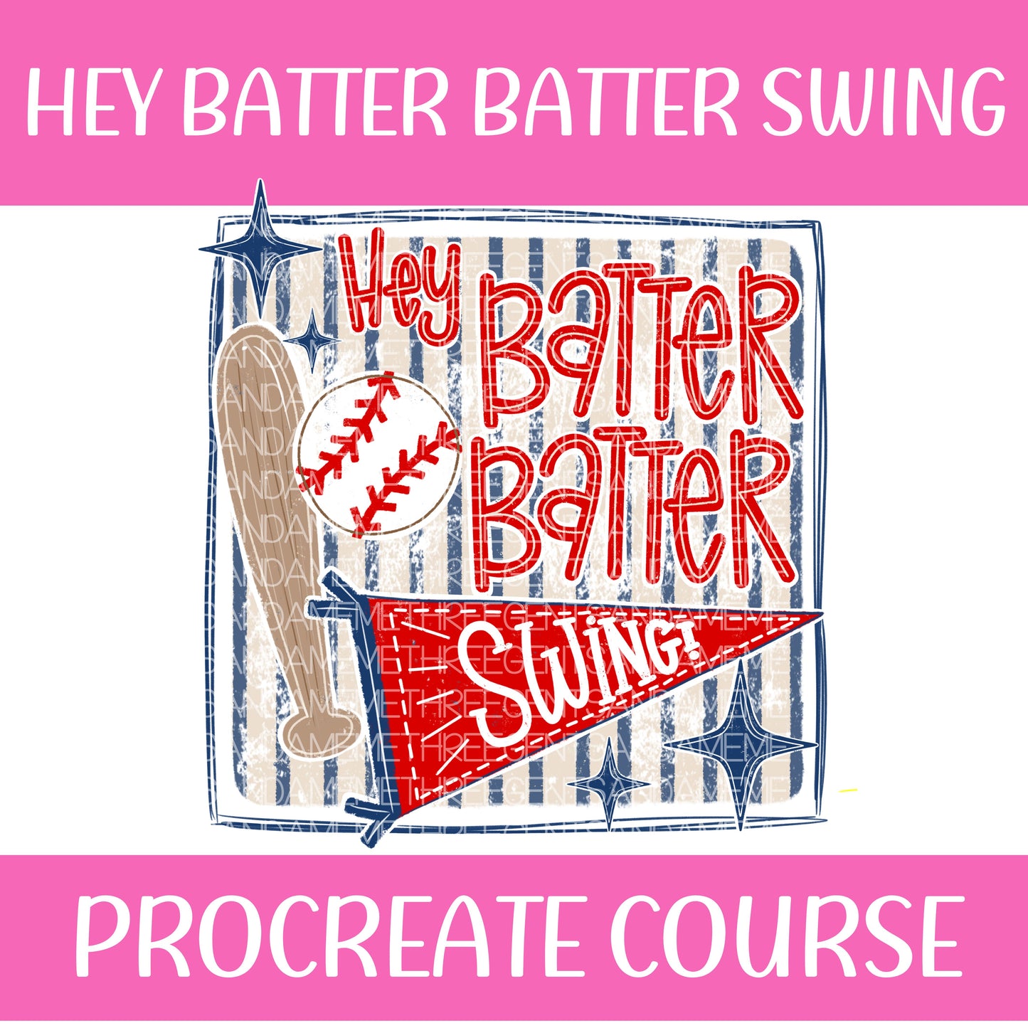 HEY BATTER SWING PROCREATE COURSE