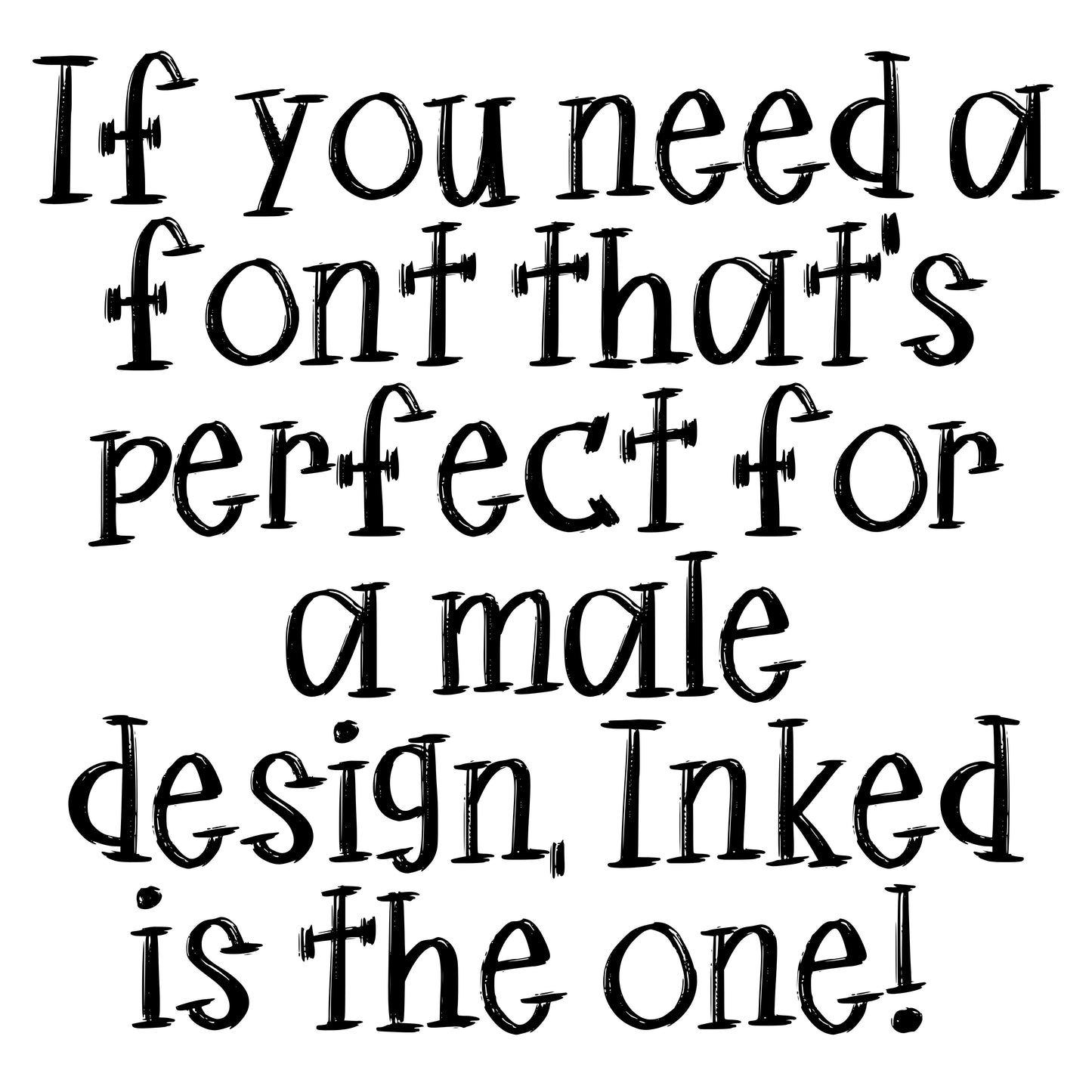 INKED FONT