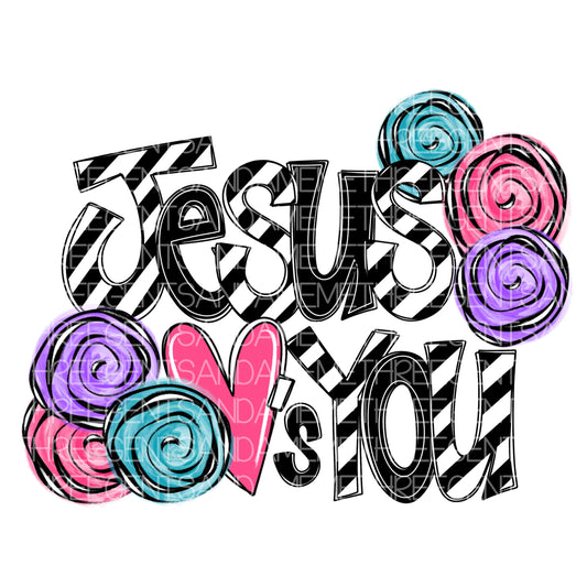 JESUS LOVES YOU PNG DESIGN