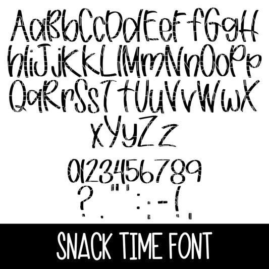 SNACK TIME FONT