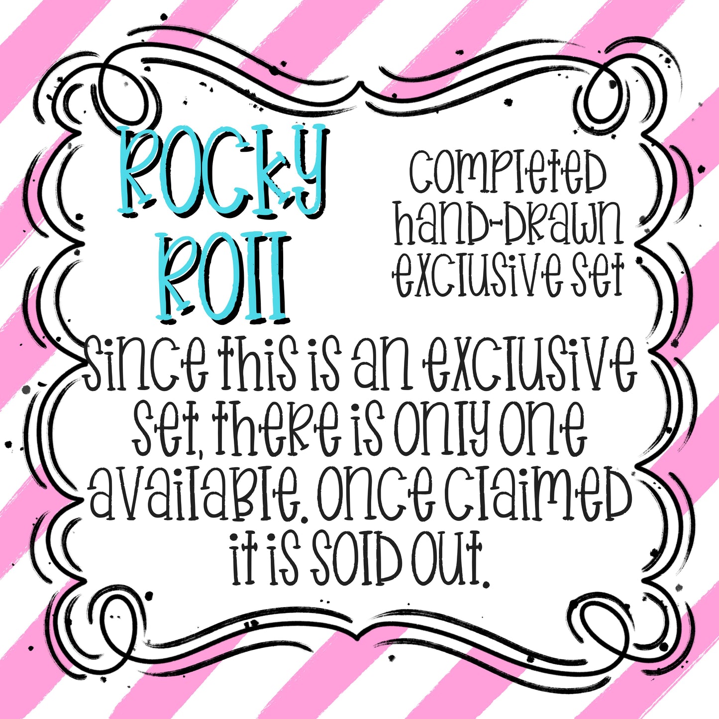 ROCKY ROLL EXCLUSIVE ALPHA SET (FILLS AND OUTLINES)