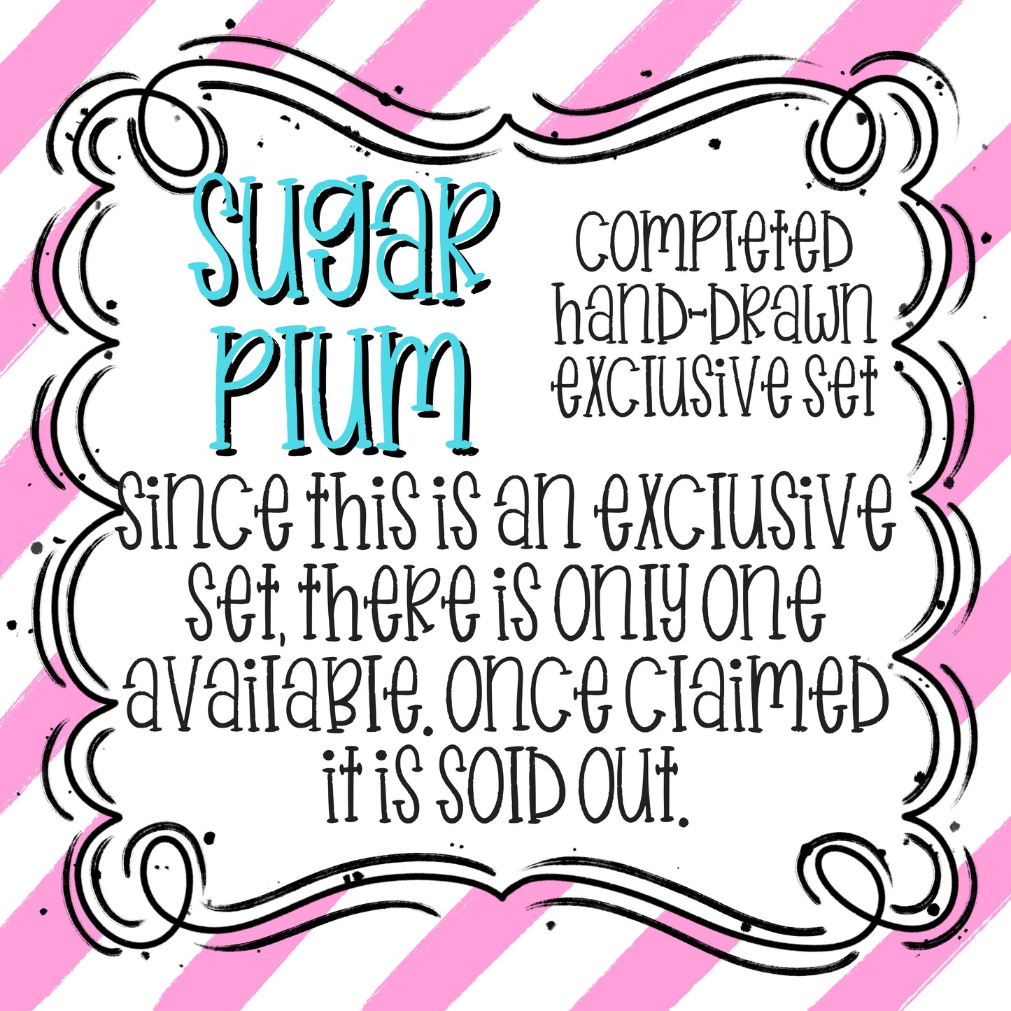 SUGAR PLUM EXCLUSIVE ALPHA SET (OUTLINE AND FILL LAYERS