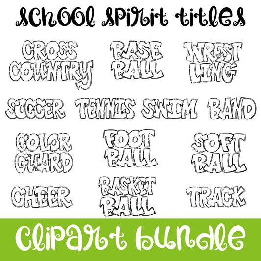 SCHOOL SPIRIT TITLES COLLECTION