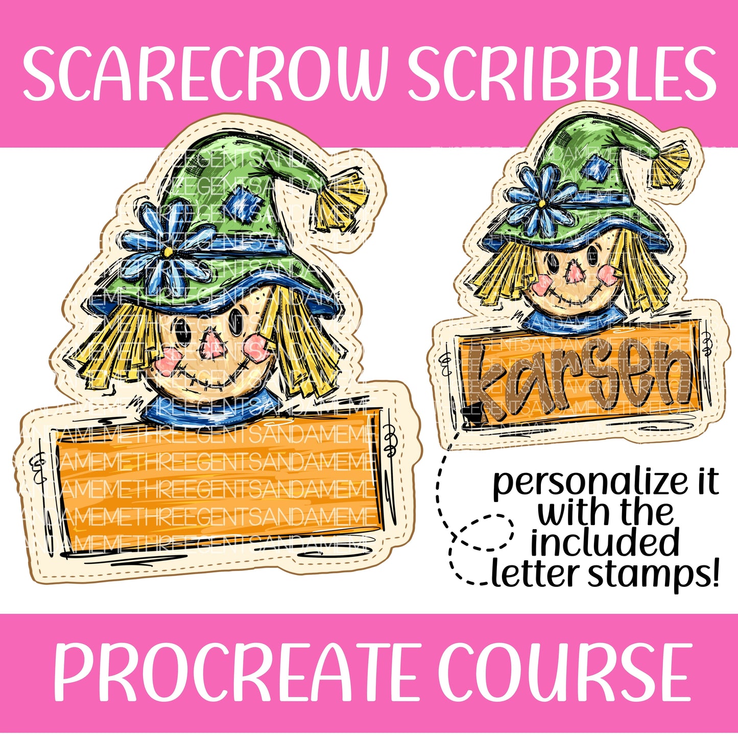 SCARECROW SCRIBBLES PROCREATE COURSE
