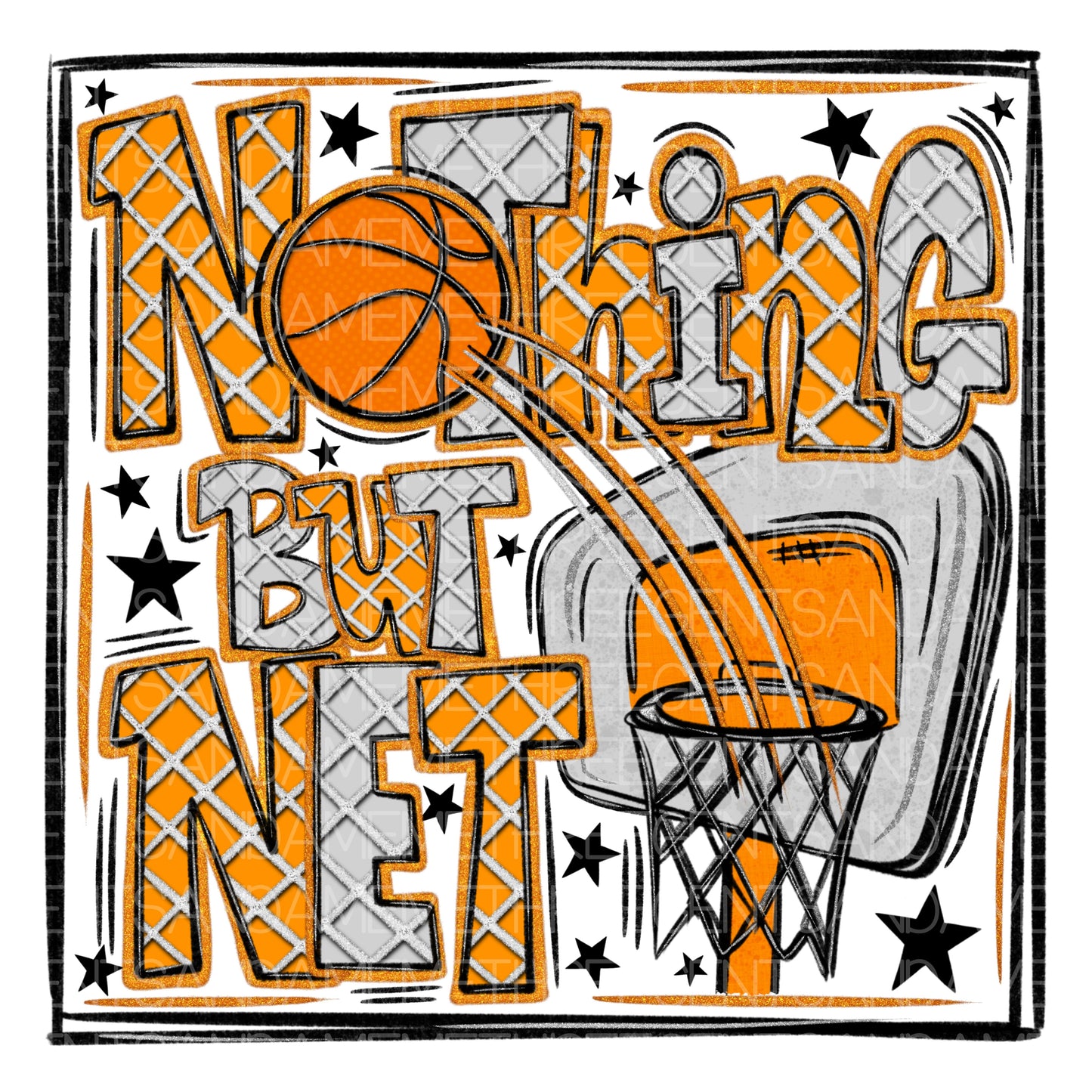 NOTHING BUT NET PNG DESIGN