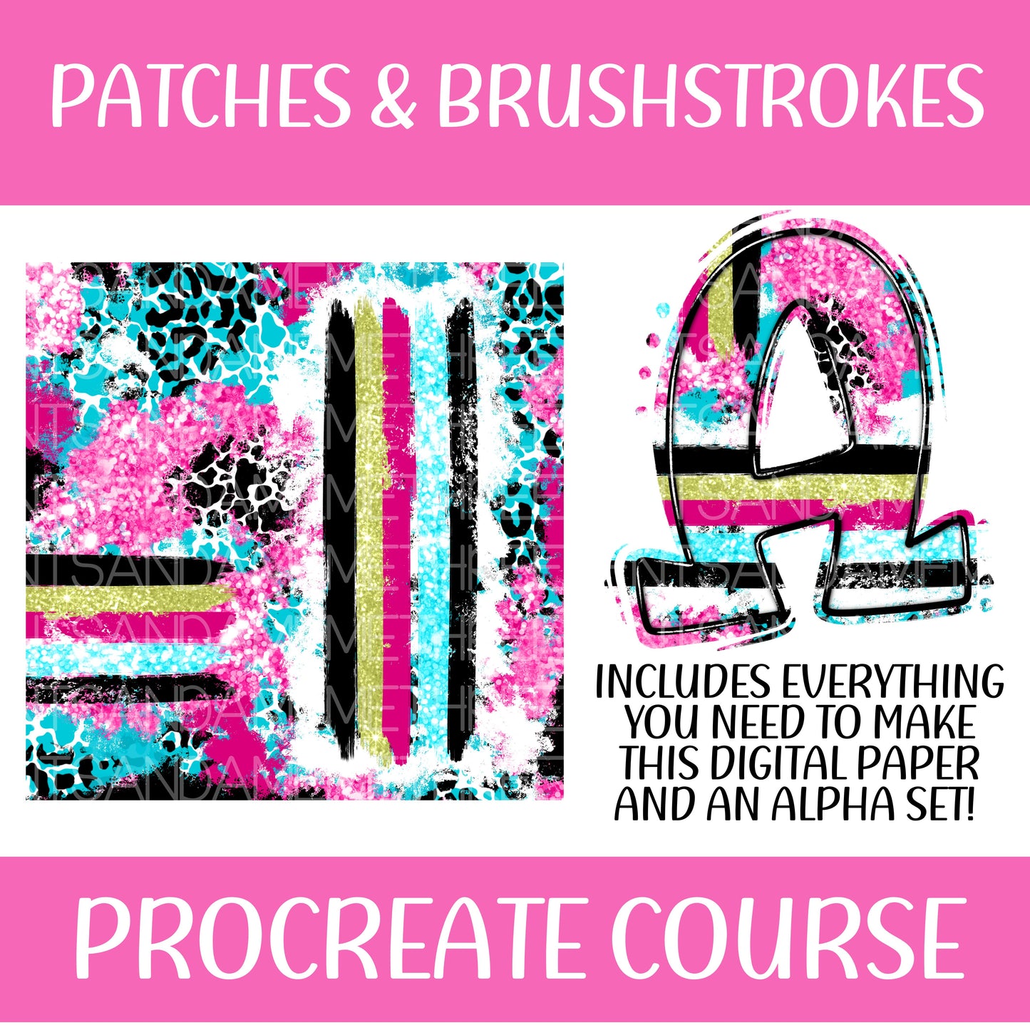 PATCHES AND BRUSHSTROKES PROCREATE COURSE