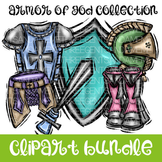 ARMOR OF GOD CLIPART COLLECTION