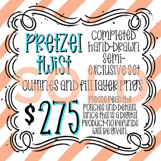 PRETZEL TWIST SEMI-EXCLUSIVE SET (OUTLINES AND FILLS)