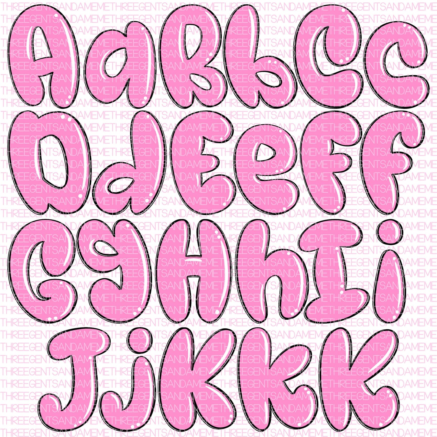 SQUISHY PUFF OUTLINE AND FILL LAYERS