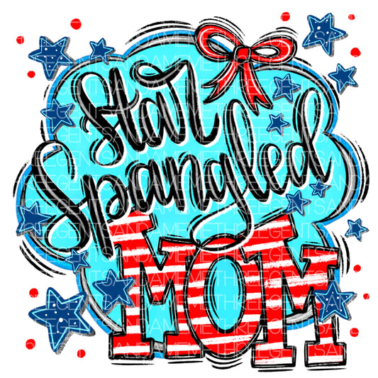 STAR SPANGLED MOM PND DESIGN