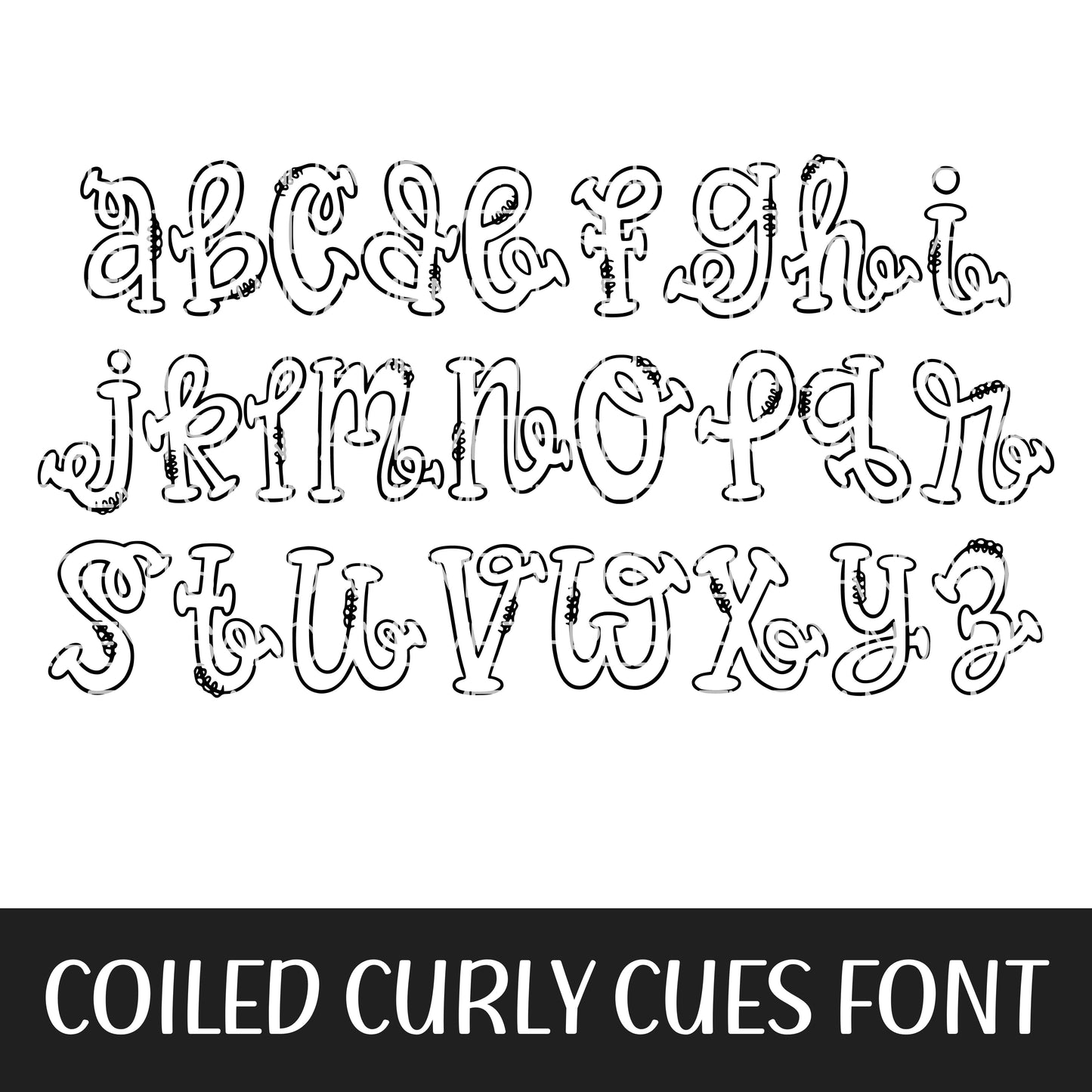 CURLY CUES FONT