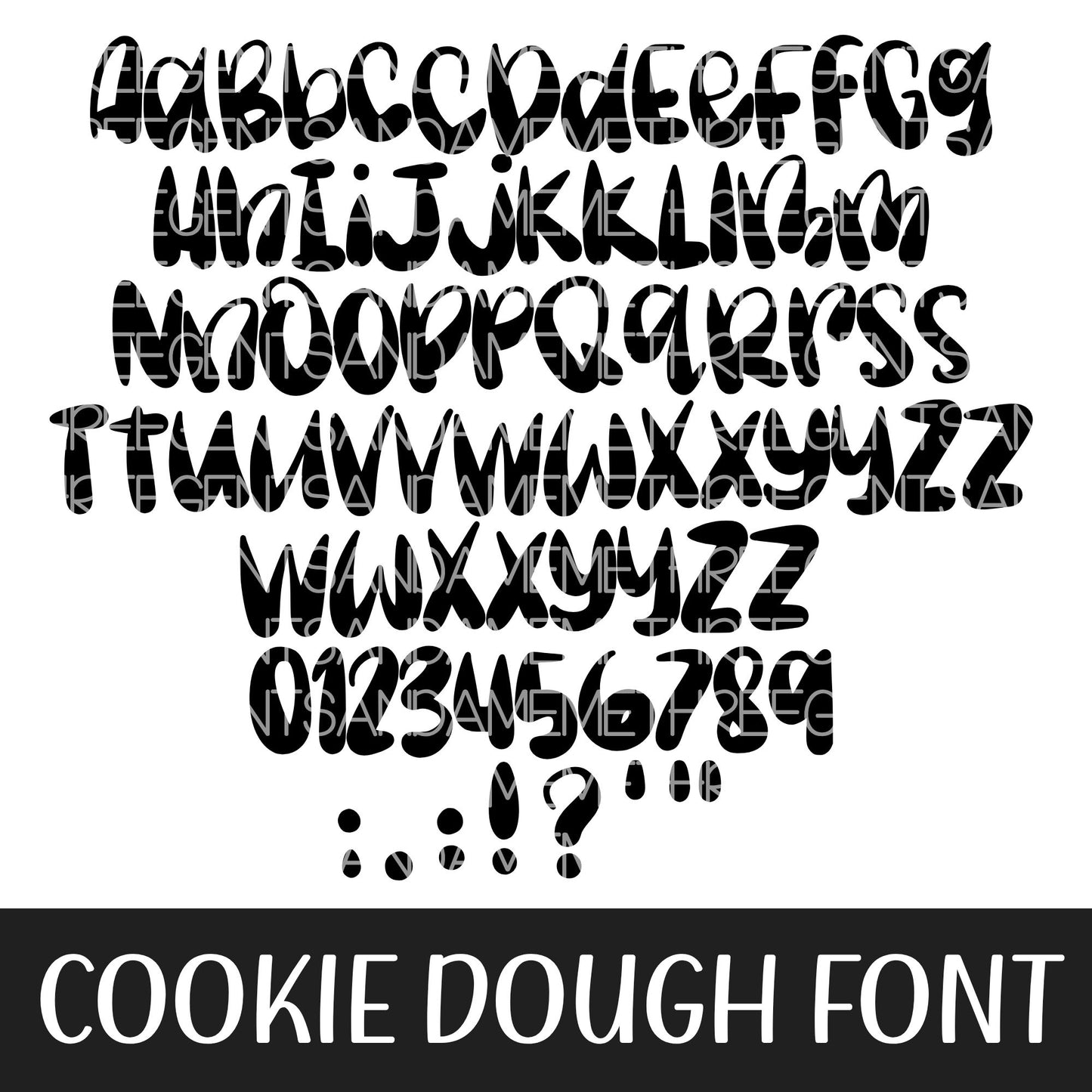 COOKIE DOUGH FONT