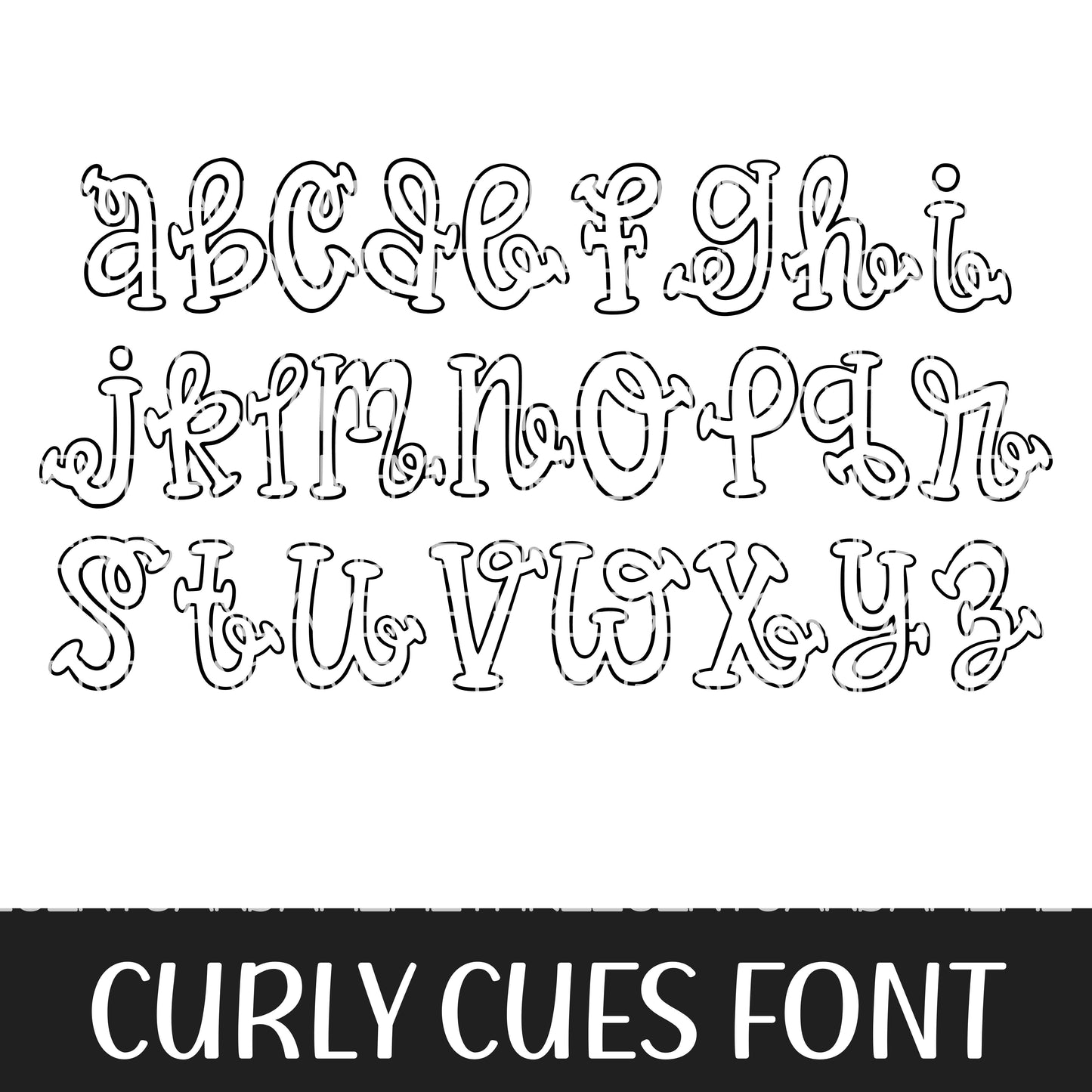 CURLY CUES FONT