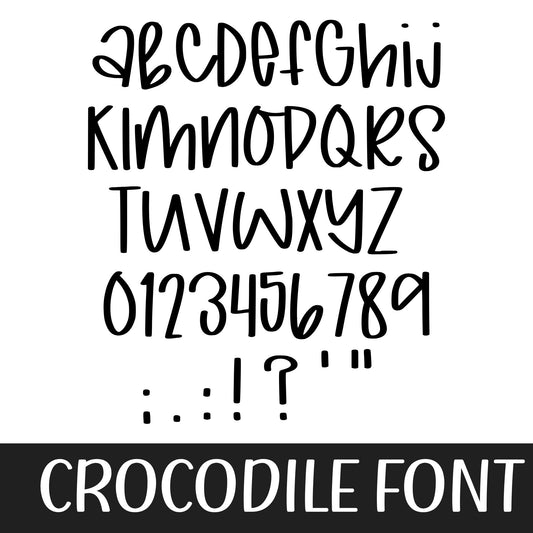 CROCODILE FONT