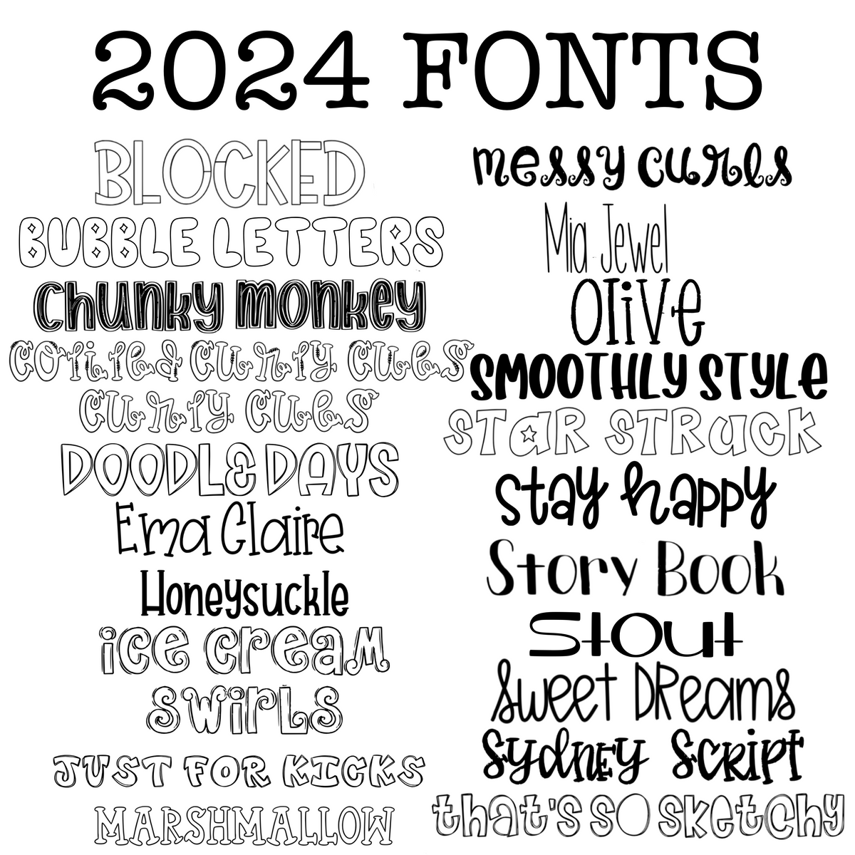 2024 Script Font 2024 FONT DRIVE – threegentsandameme