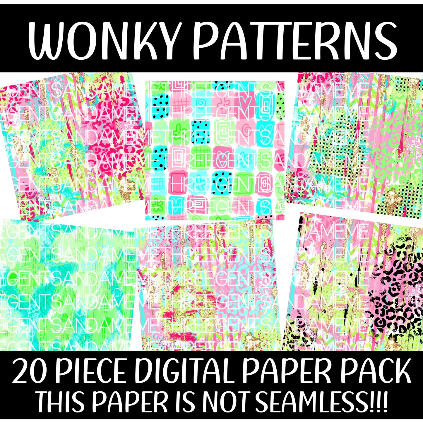 WONKY DIGITAL PAPER (NOT SEAMLESS)