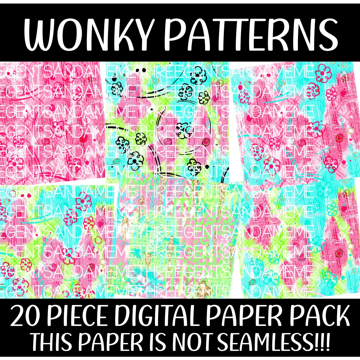 WONKY DIGITAL PAPER (NOT SEAMLESS)