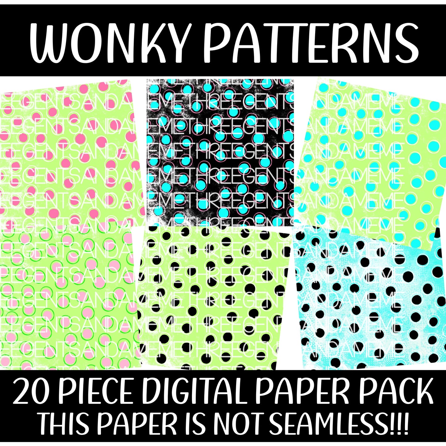 WONKY DIGITAL PAPER (NOT SEAMLESS)